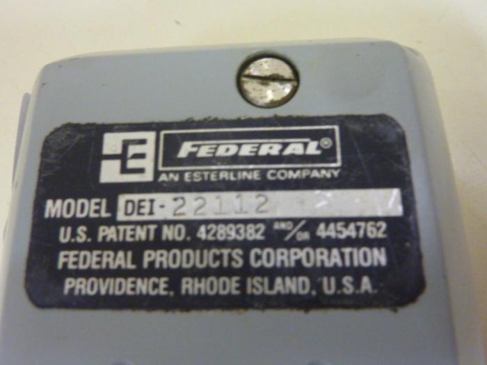 Used FEDERAL PRODUCTS Digital Indicator DEI-22112 #56737