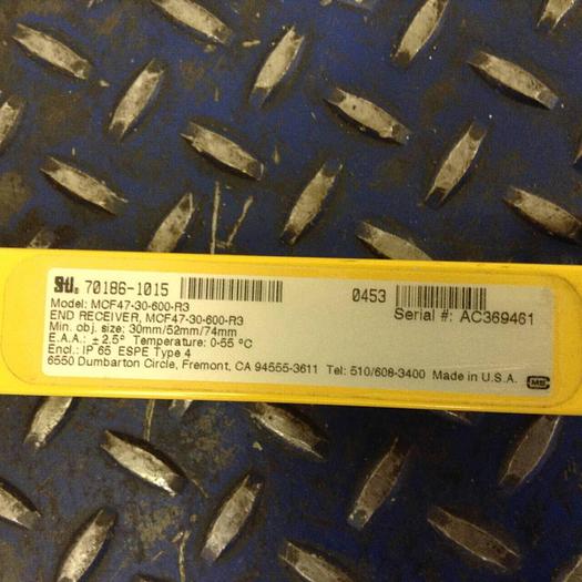 Used STI Light Curtain End Receiver MCF47-30-600-R3 #78715