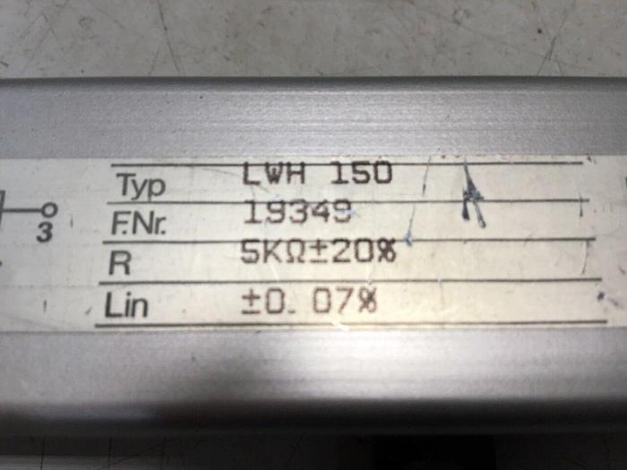 Used NOVOTECHNIK Linear Transducer TLH150 Used