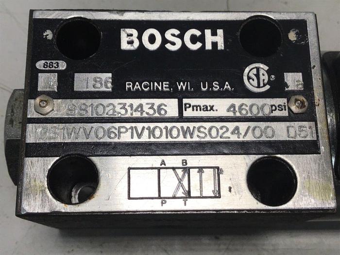 Used BOSCH Valve 9810231436 081WV06P1V1010WS024/00D51 Used #137542