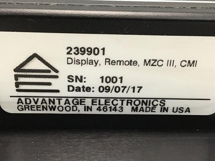 Used ADVANTAGE Remote Chiller Control 239901 #116059