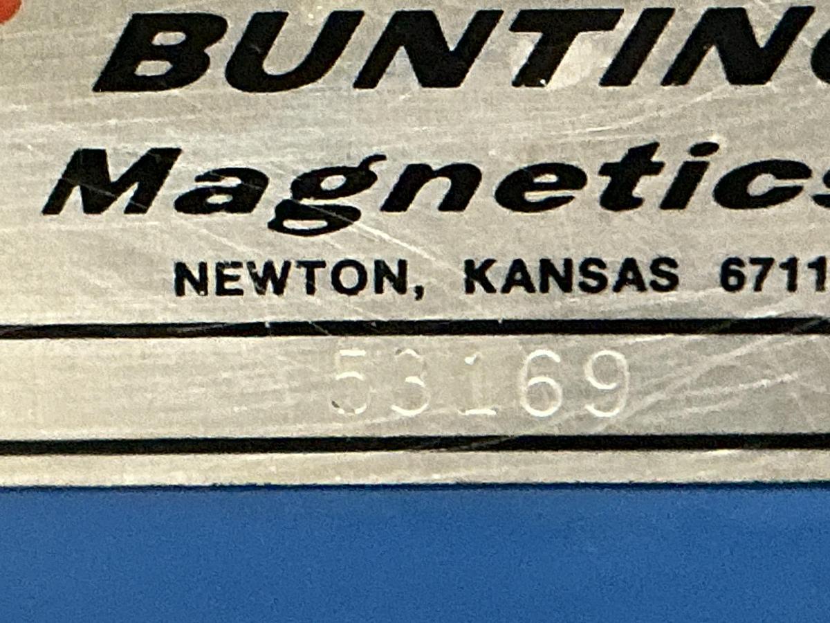 Used BUNTING MAGNETICS 53169