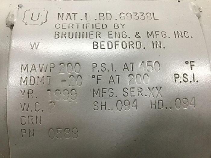 Used BRUNNER Air Tank 0589 #122110