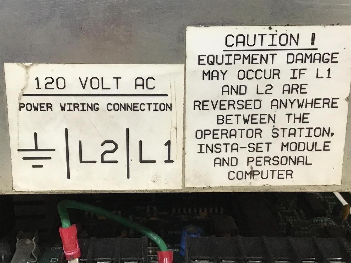 Used BARBER COLMAN 80AA-10021-000-0-02 OPERATOR DISPLAY SCREEN USED #135397