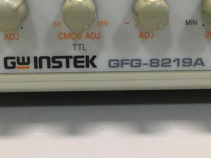 Used GW INSTEK Signal Generator GFG-8219A Used