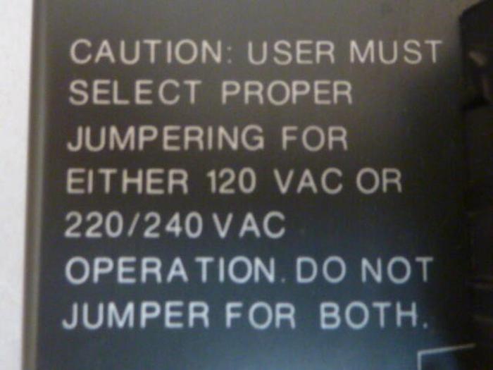 Used ALLEN BRADLEY Power Supply 1771-P2 SER B #32635