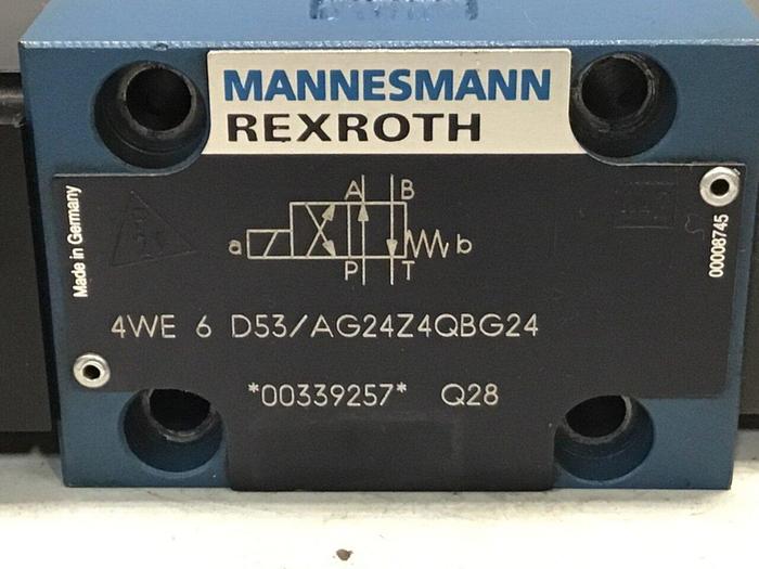 Used REXROTH Directional Control Valve 4WE 6 D53/AG24Z4QBG24 USED #140460