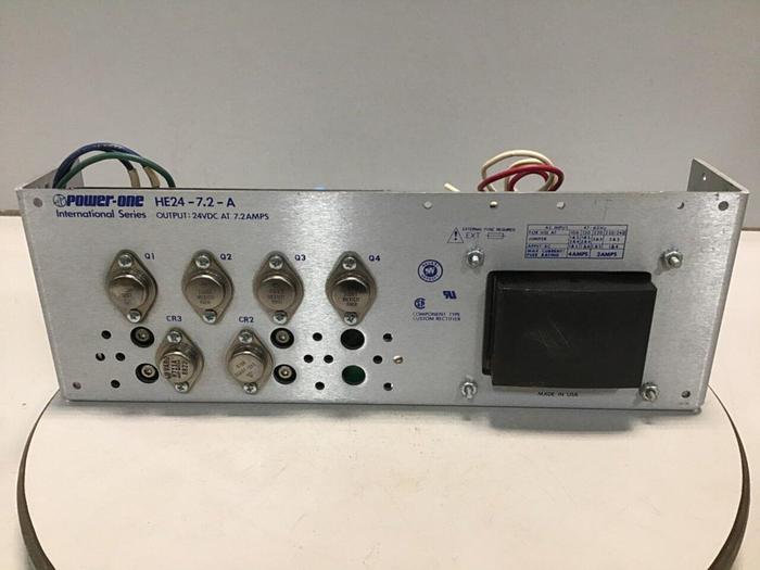 Used POWER ONE Power Supply HE24-7.2-A #73000