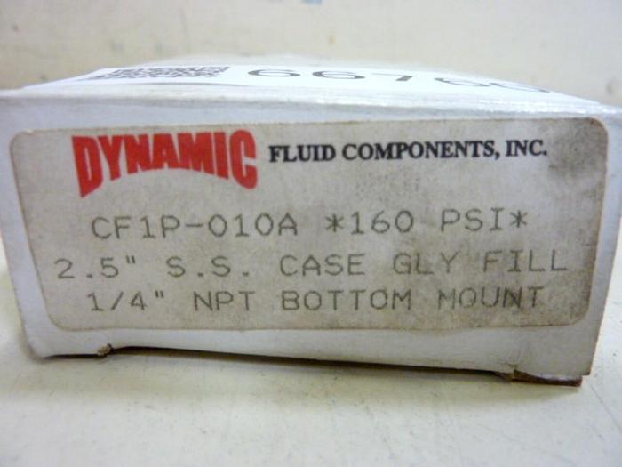 DYNAMIC FLUID COMPONENTS Pressure Gauge CF1P-010A #66760