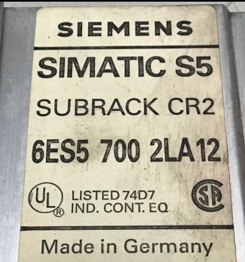 Used SIEMENS Rack Simatic S5 6ES5 700-2LA12 USED