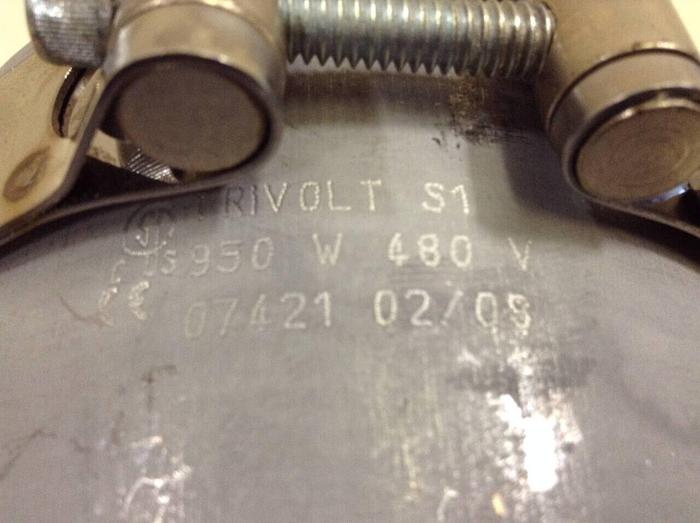 TRIVOLT 950 Watt Heater Band 07421 02/08 #83225