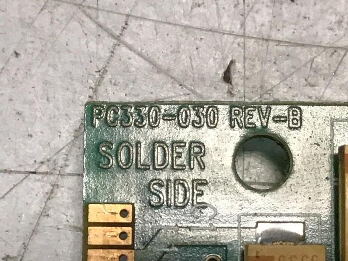 Used VAN DORN Temperature Circuit Board PC330-021 330-021 Used