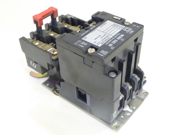 Used SQUARE D Motor Starter Size 00 8536-SA012 #44295
