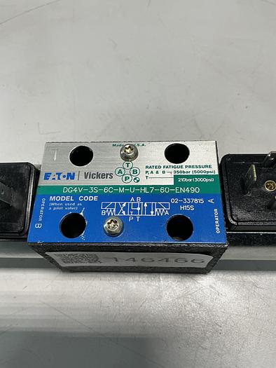 Used VICKERS DG4V-3S-6C-M-U-HL7-60-EN490