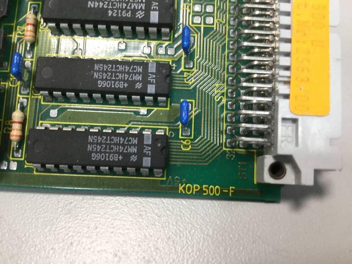 Used BACHMANN ELECTRONIC Circuit Board KOP500-F #93567