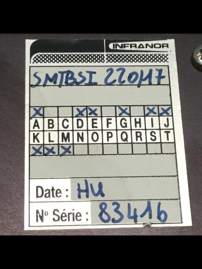 Used INFRANOR Servo Amplifier SMTBSI 220M7 #106945