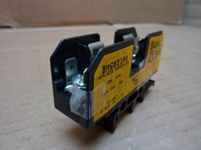 Used BUSSMANN Fuse Holder BM6031PQ #24799 SCRAPPED /DNL