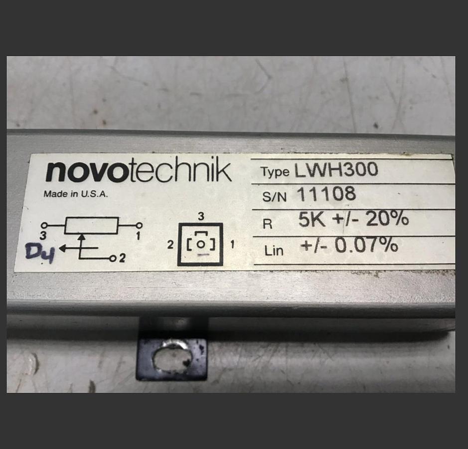 Used NOVOTECHNIK Linear Transducer LWH300 Used