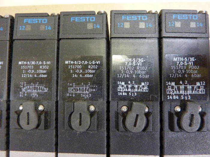 Used FESTO Control Block w/ Valves IFB8-03 #52694