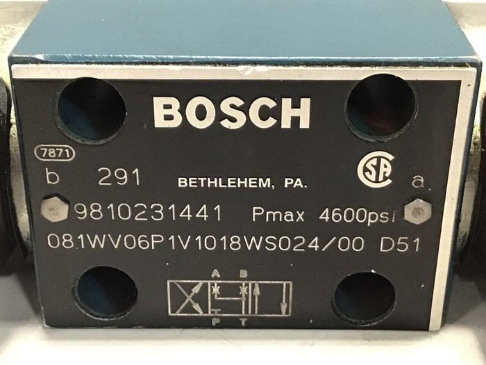 Used BOSCH Valve 9810231441 081WV06P1V1018WS024/00D51 Used