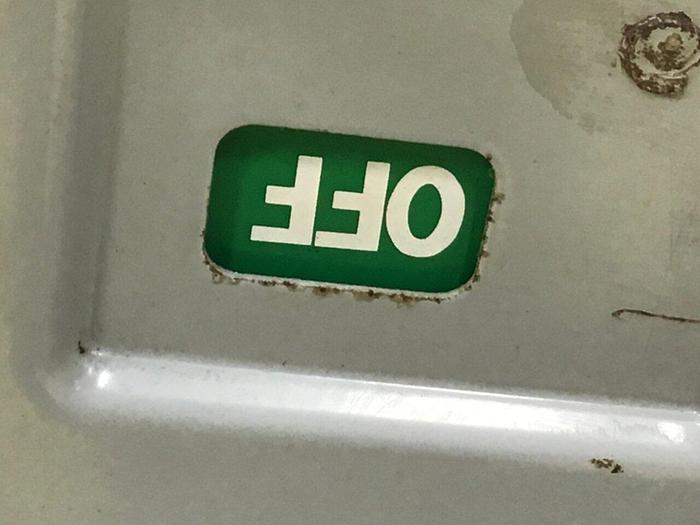 Used ITE SIEMENS 30 Amp Bus Disconnect Switch RV361G #137239