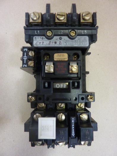 Used ALLEN BRADLEY Starter 509-BO. SER B W24 #47102