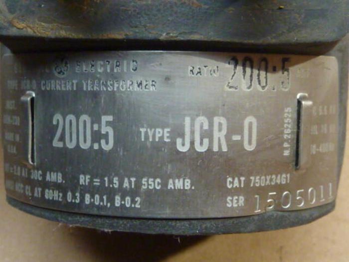 Used GENERAL ELECTRIC / GE Current Transformer 750X34G1 #36973