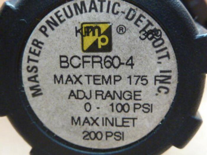 Used MASTER PNEUMATICS Regulator BCFR60-4 #33279