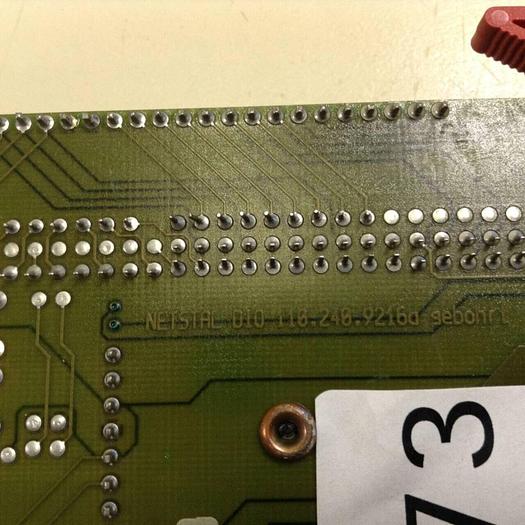 Used NETSTAL Circuit Board DIO 110.2409216A #77975