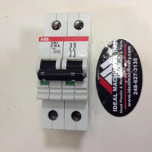 Used ABB 16 Amp Circuit Breaker S282-Z16A #77827