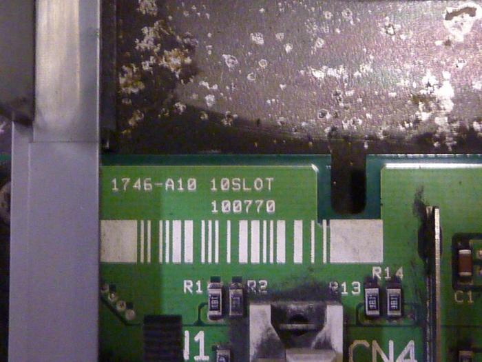 Used ALLEN BRADLEY 10 Slot Rack 1746-A10 SER A USED