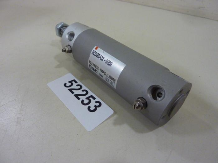 Used SMC Pneumatic Cylinder NCDGBA32-0200 #52253
