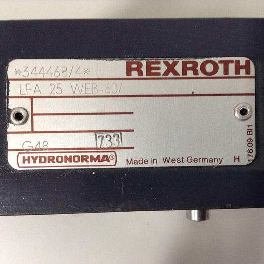 Used REXROTH Valve LFA25WEB60 #89995