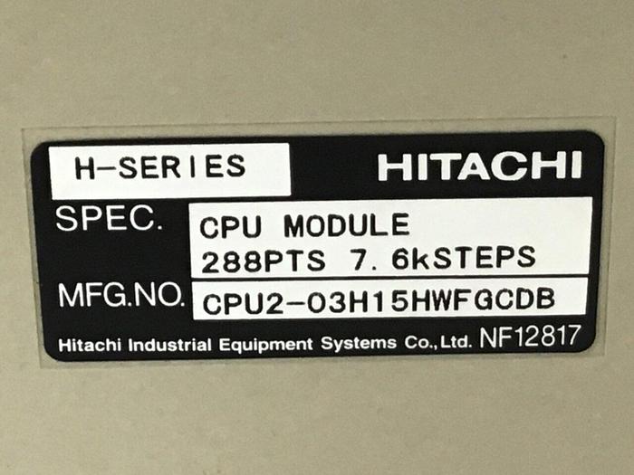 Used HITACHI CPU Module CPU2-03H Used