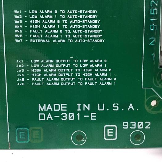 Used GAMMAFLUX Circuit Board DA-301-E #91470