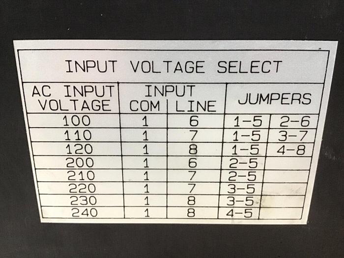 Used ELPAC Power Supply BFS 500-24U #139992