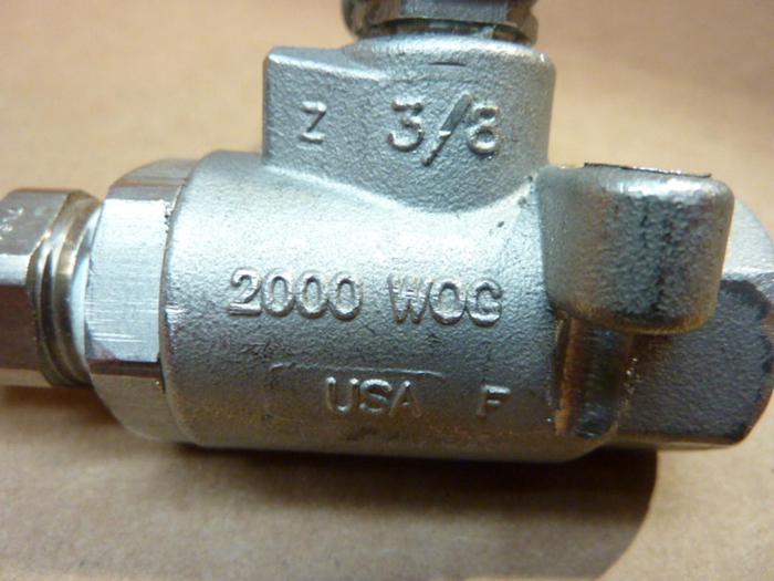 Used APOLLO Ball Valve 3/8" VALVE605 #40605