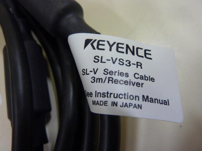 Used KEYENCE CORP Receiver Cable SL-VS3-R #52403
