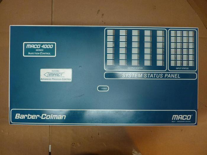 Used BARBER COLMAN Control Card Rack 4NAC-200GB-D00-B-00 #77504