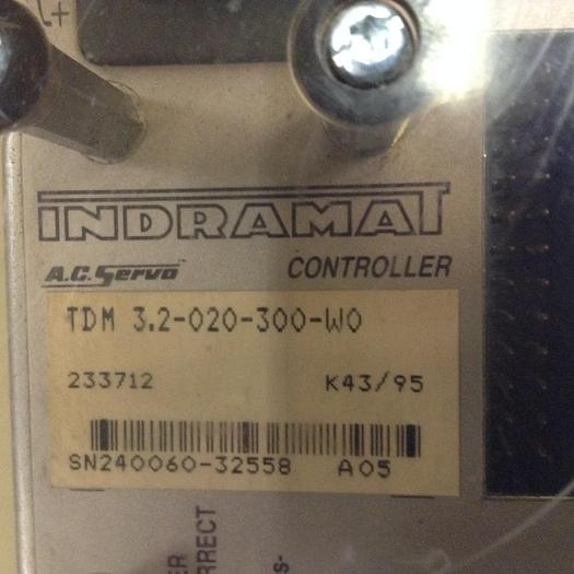 Used INDRAMAT Servo Drive TDM 3.2-020-300-W0 Used