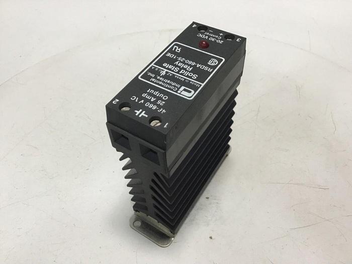 Used CONTINENTAL INDUSTRIES Solid State Relay RSDA-660-25-1DE #134732