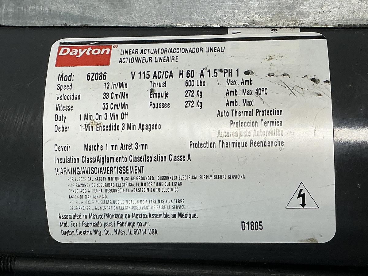 Used DAYTON 6Z086