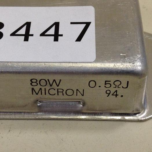 Used MICRON Resistor 80W 0.5 #83447