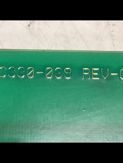 Used VAN DORN Analog Terminal Board PC330-039 330-039 #143066