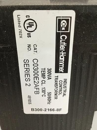 Used CUTLER HAMMER 0.3 kVA Transformer C0300E2AFB #101983