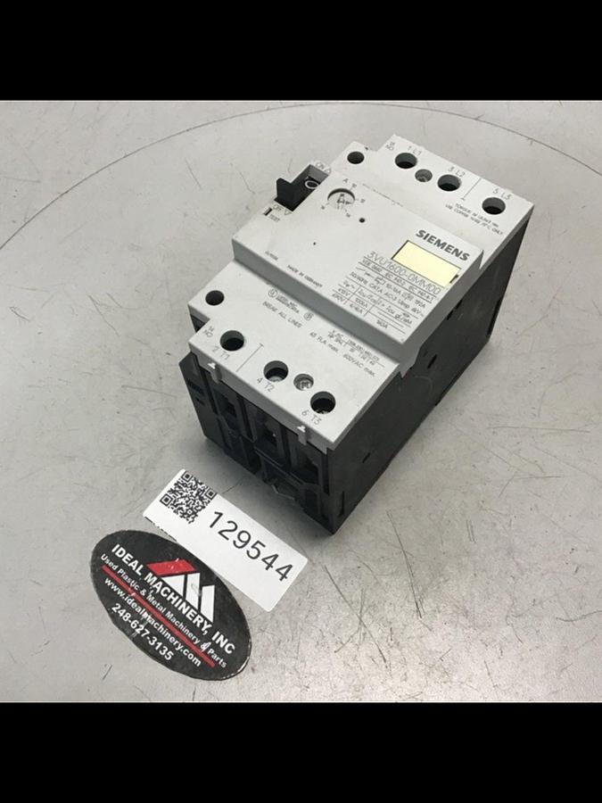 Used SIEMENS Motor Starter 3VU1600-0MM00 Used #129544