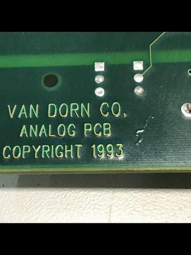 Used VAN DORN Analog Circuit Board 330025 PC330-025 330-025 #145197