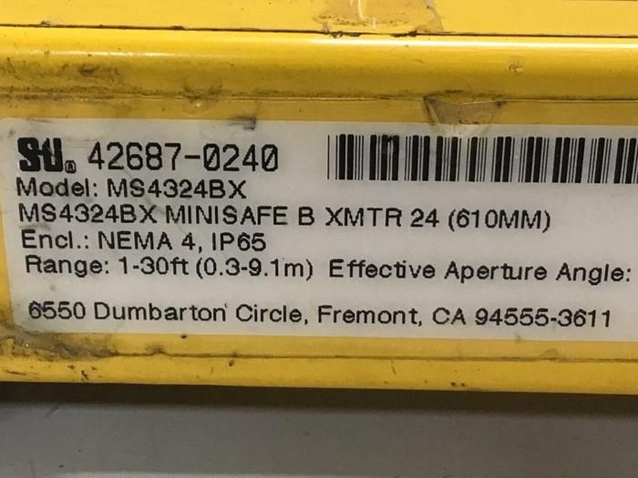 Used STI Light Curtain Transmitter MS4324BX #130194
