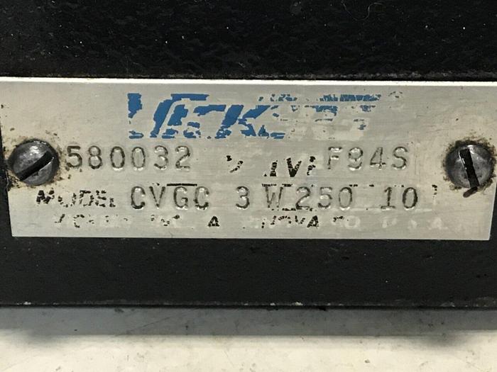 Used VICKERS Valve CVGC 3 W 250 10 #106395
