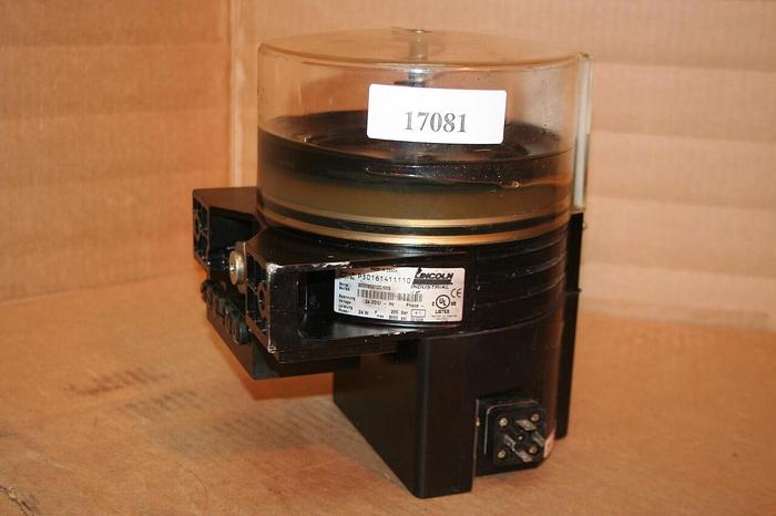 Used LINCOLN INDUSTRIAL Pump P30161411110 Used